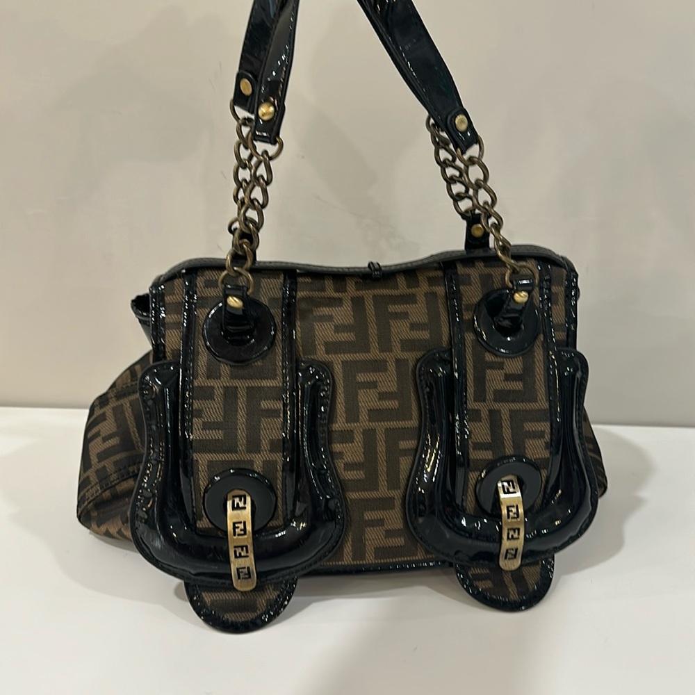 FENDI Zucca Monogram Vintage Handbag
